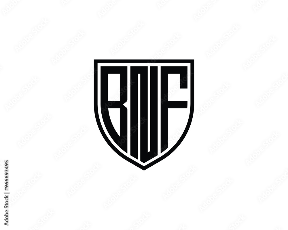 BNF logo design vector template. BNF BNF logo design vector template. BNF