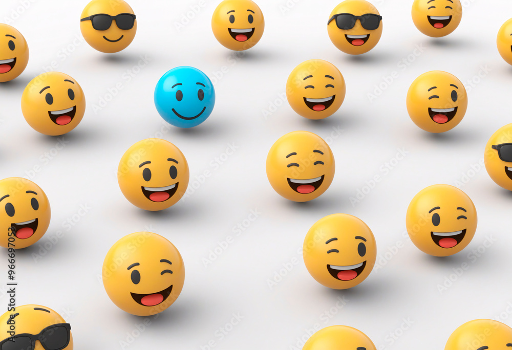 emojis on a white background emojis on a white background