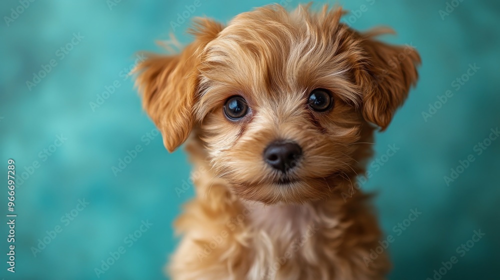 Adorable puppy with blue eyes in studio setting Adorable puppy with blue eyes in studio setting