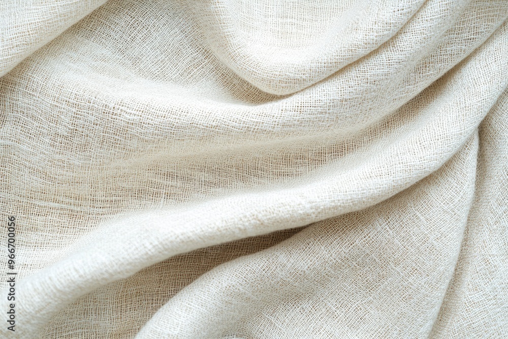 white background of natural cloth texture, linen fabric , ai white background of natural cloth texture, linen fabric , ai