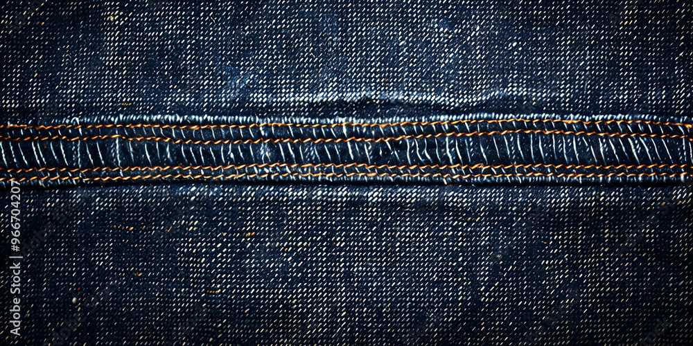 Textured Denim Fabric Close-Up Textured Denim Fabric Close-Up