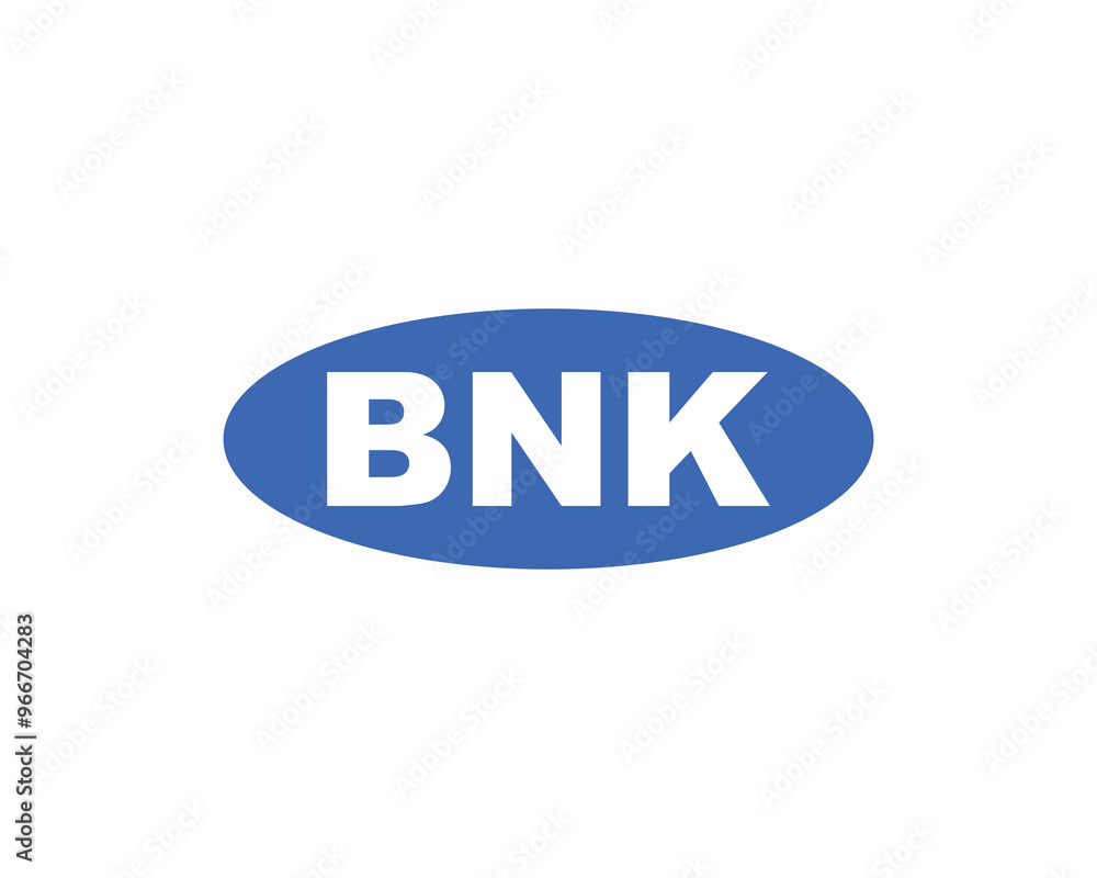 BNK logo design vector template. BNK BNK logo design vector template. BNK
