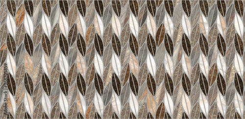 illustration Marble seamless Wall and Floor Tiles with a modern abstract decorative mosaic pattern.