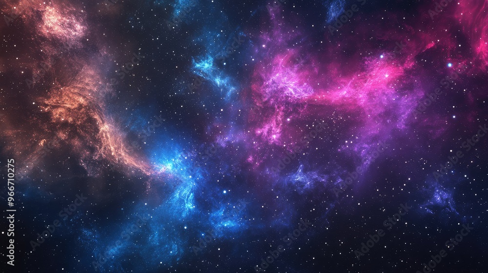 Fototapeta premium Gleaming cosmic aura backgrounds