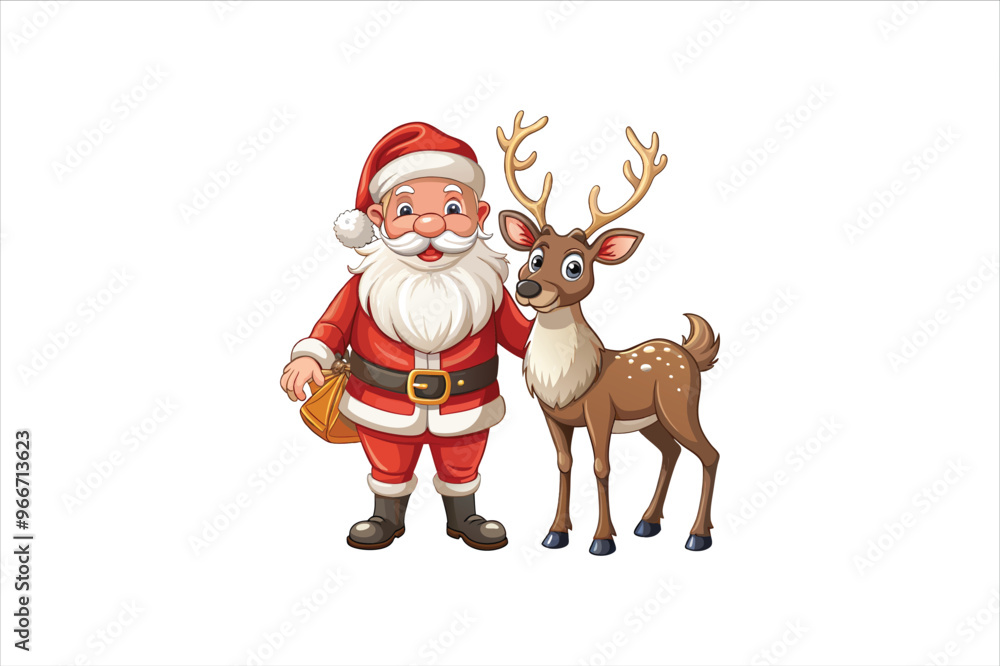 Santa with raindeer Clip Art Vectors & Illustrations .Santa and deer clip art. Santa vector. Santa with raindeer Clip Art Vectors & Illustrations .Santa and deer clip art. Santa vector.