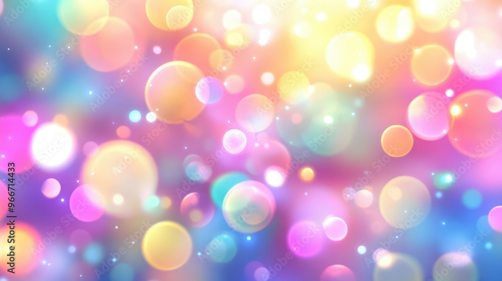 Colorful lights in a dreamy haze Colorful lights in a dreamy haze