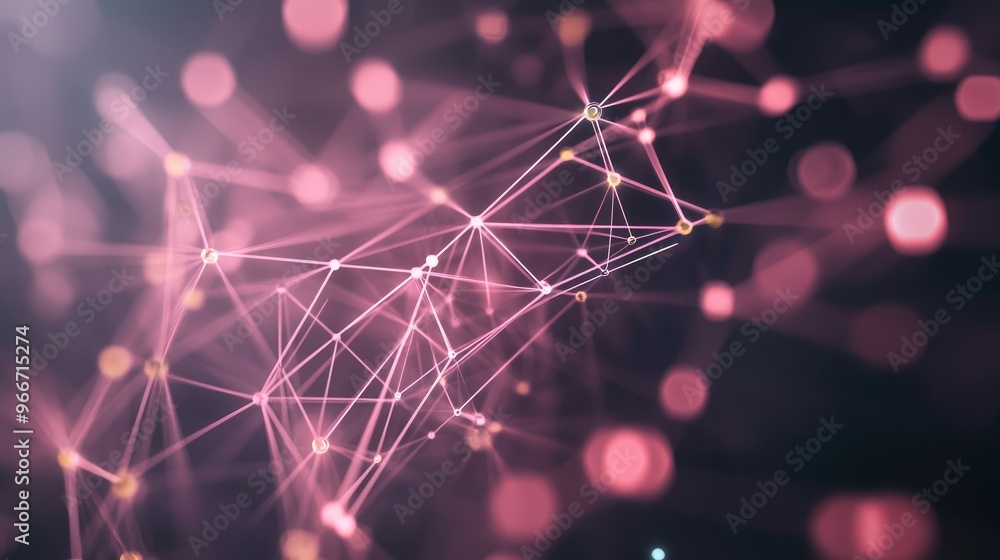 Digital connections in abstract form Digital connections in abstract form