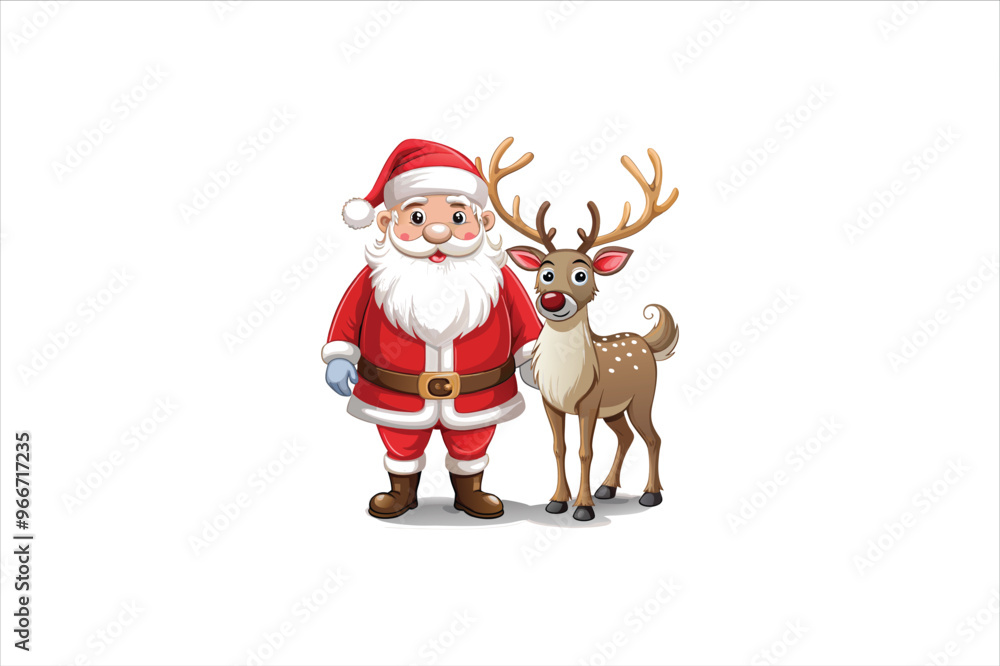 Santa with raindeer Clip Art Vectors & Illustrations .Santa and deer clip art. Santa vector. Santa with raindeer Clip Art Vectors & Illustrations .Santa and deer clip art. Santa vector.