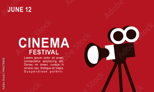 Retro cinema posters and flyers collection. Vintage movie signs layout