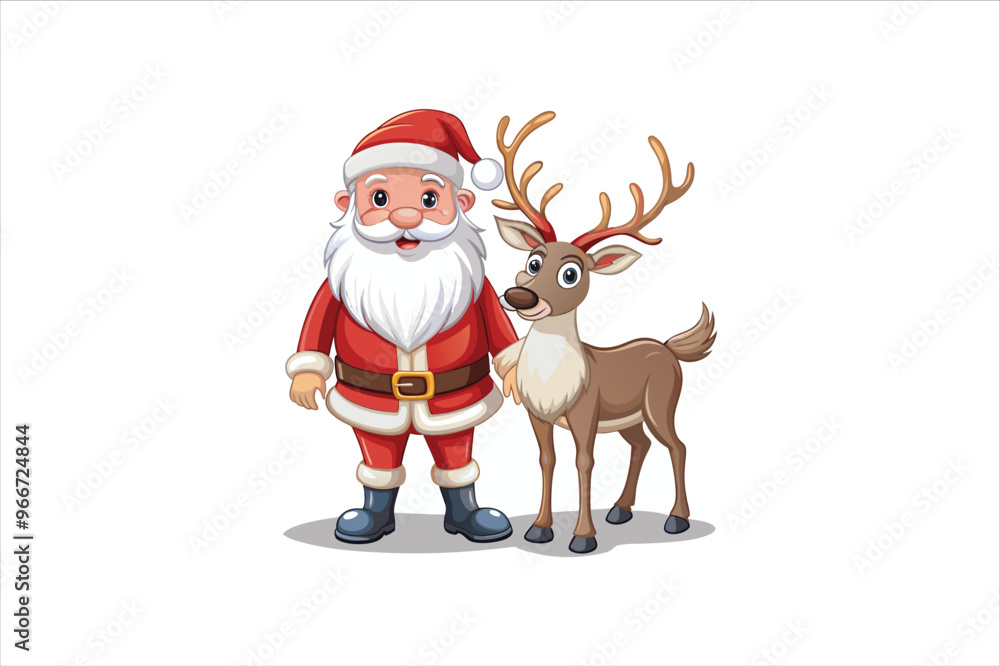 Santa with raindeer Clip Art Vectors & Illustrations .Santa and deer clip art. Santa vector. Santa with raindeer Clip Art Vectors & Illustrations .Santa and deer clip art. Santa vector.
