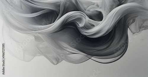 AI art, illustration background that looks like smoke photo