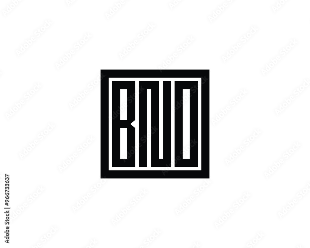 BNO logo design vector template. BNO BNO logo design vector template. BNO