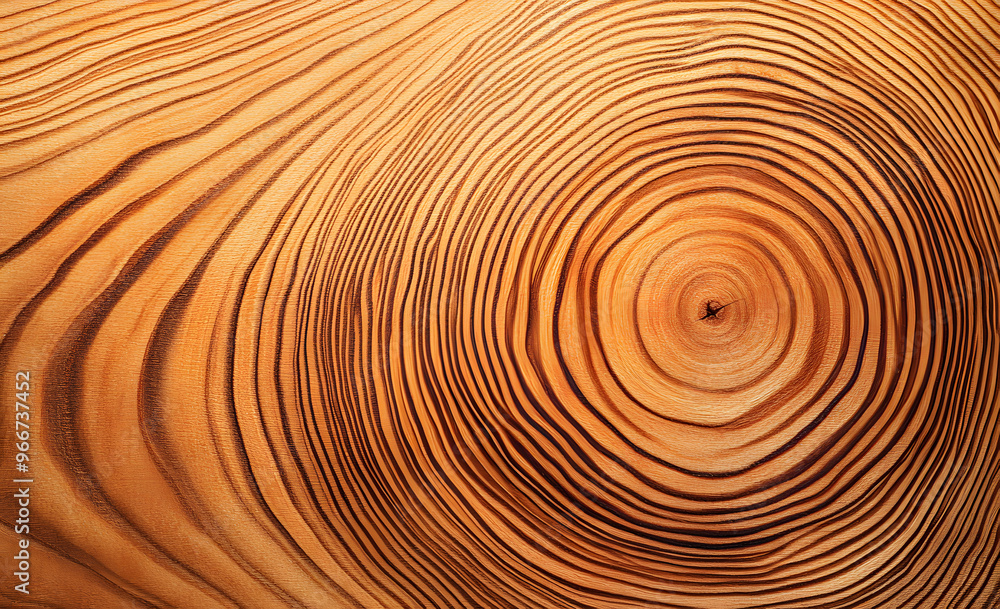 Close-up of tree rings, showcasing the intricate patterns and textures that form over time in wood material. Close-up of tree rings, showcasing the intricate patterns and textures that form over time in wood material.