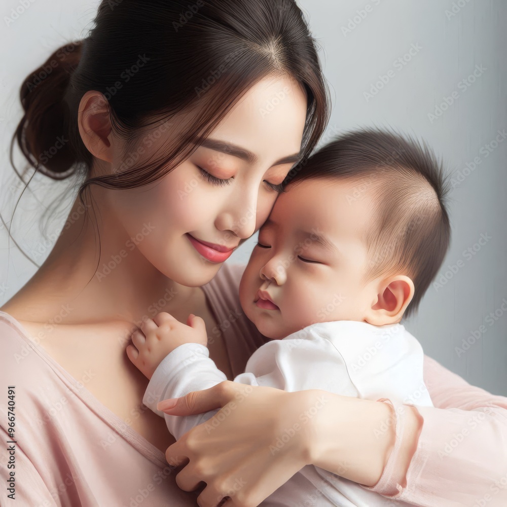 Tender moment between a young mother and her baby на прозрачном изолированном фоне
Tender moment between a young mother and her baby на прозрачном изолированном фоне