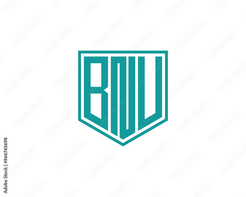 BNU logo design vector template. BNU BNU logo design vector template. BNU
