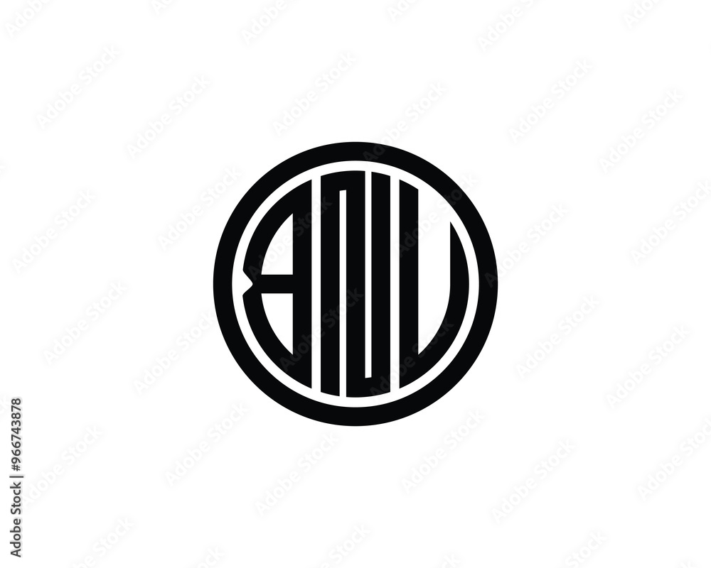 BNU logo design vector template. BNU BNU logo design vector template. BNU