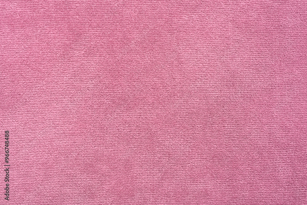 Fototapeta premium Texture of pink velvet fabric