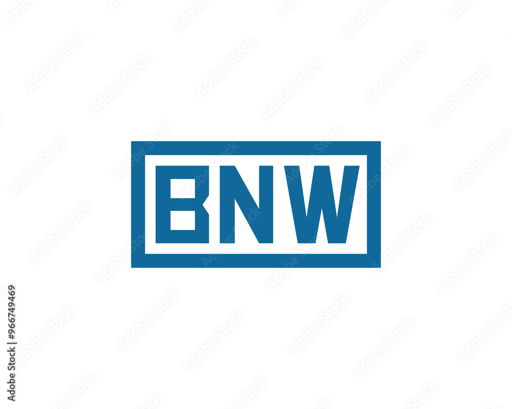 BNW logo design vector template. BNW BNW logo design vector template. BNW