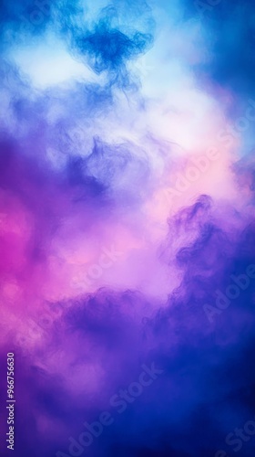 Purple and blue abstract smoke texture background