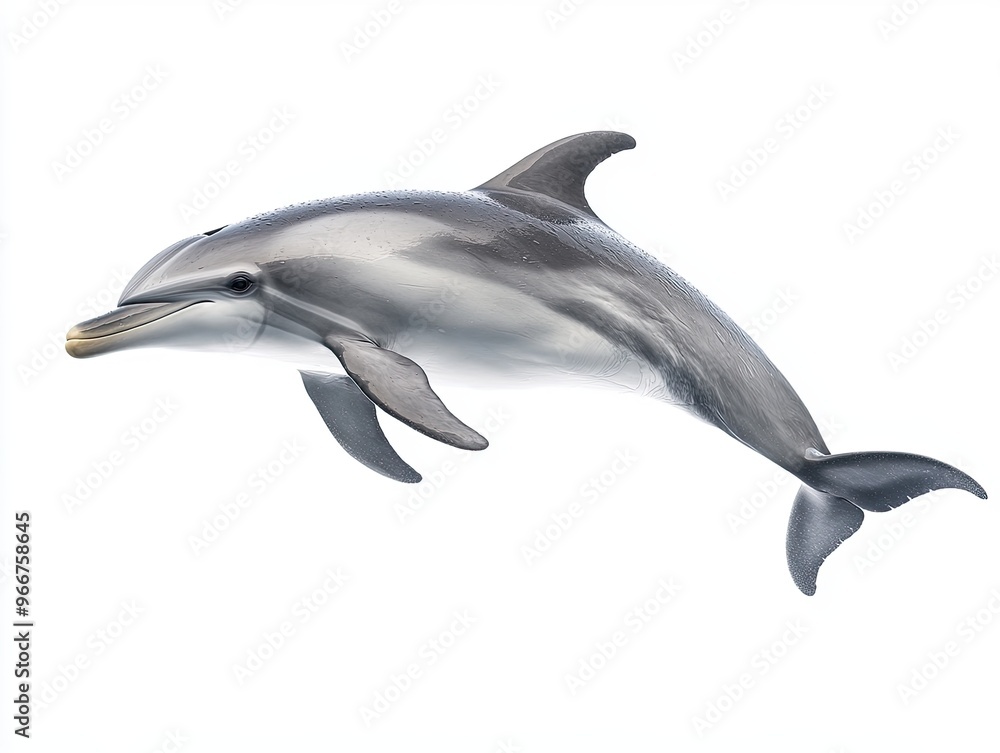 Dolphin isolated on white background Dolphin isolated on white background