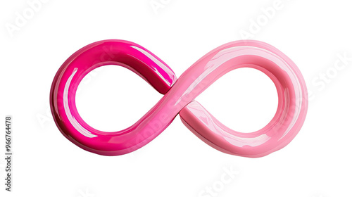 infinity sign on transparent background