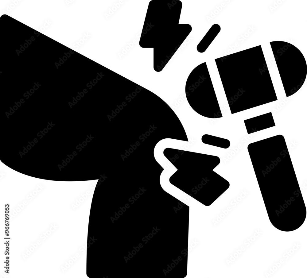 Reflex hammer icon Reflex hammer icon
