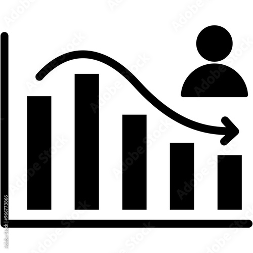 Consumer Confidence Drop Icon
