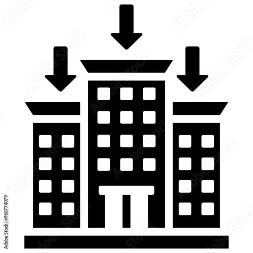 Business Downsizing Icon