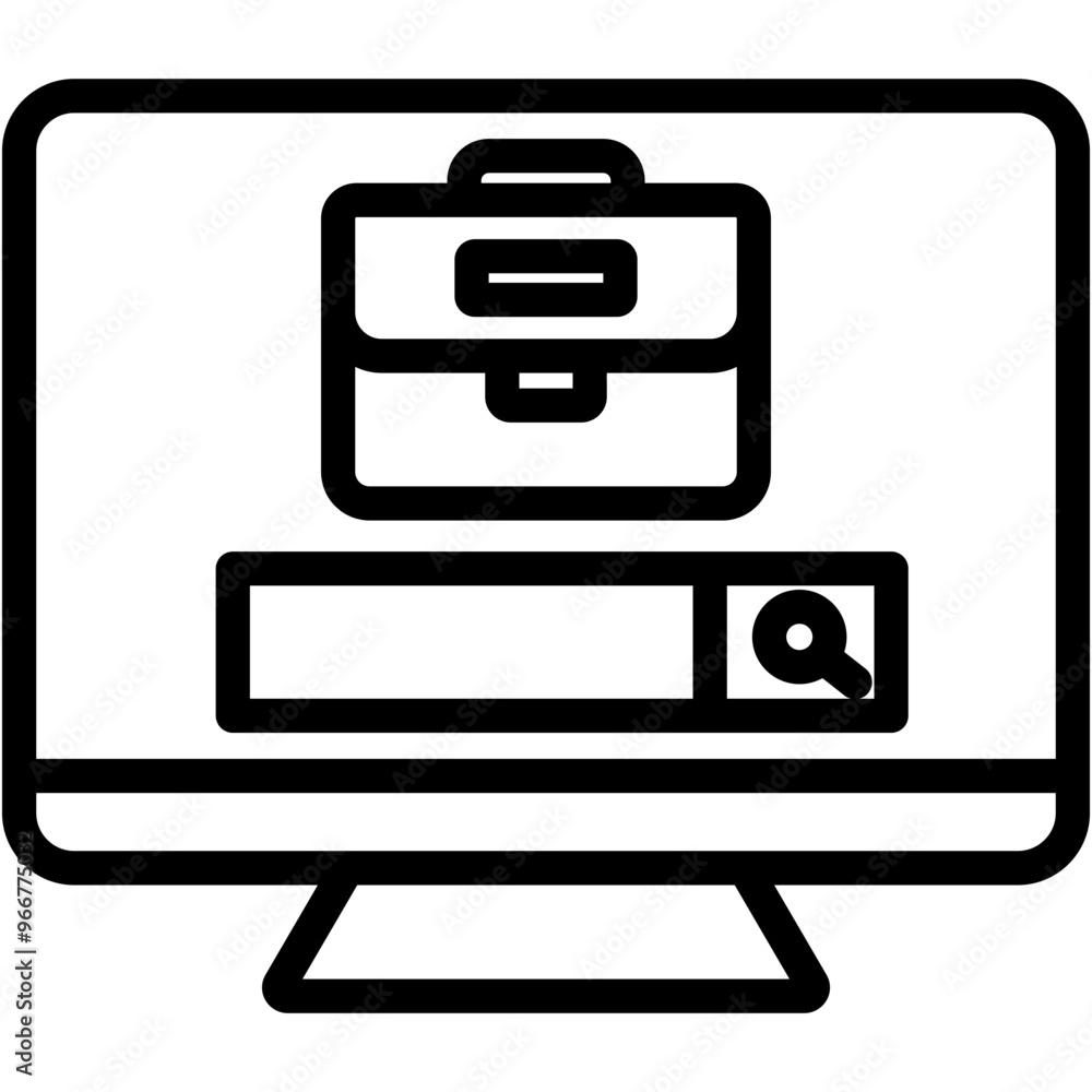 Job Search Icon Job Search Icon