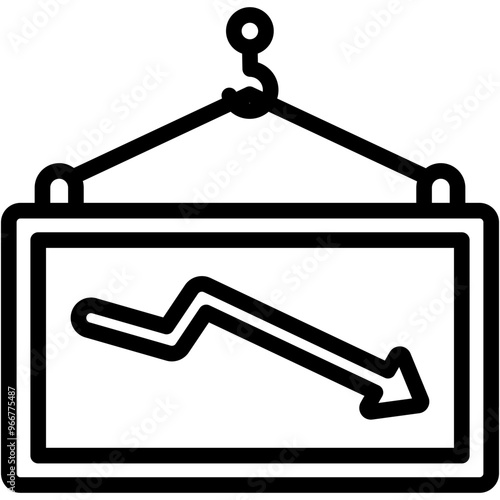 Reduced Export Levels Icon