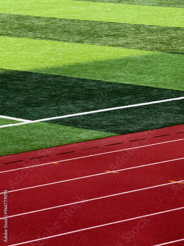 Obraz na płótnie red running track w salonie