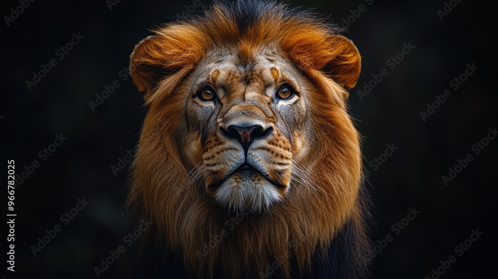 Majestic Lion Portrait Majestic Lion Portrait