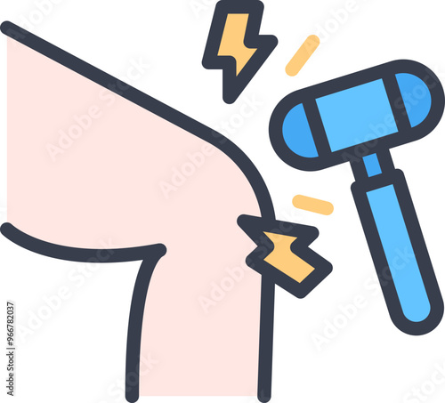 Reflex hammer icon