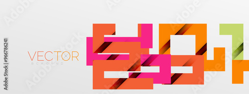 Color bend lines with shadow texture effect. Vector Illustration For Wallpaper, Banner, Background, Card, Book Illustration, landing page