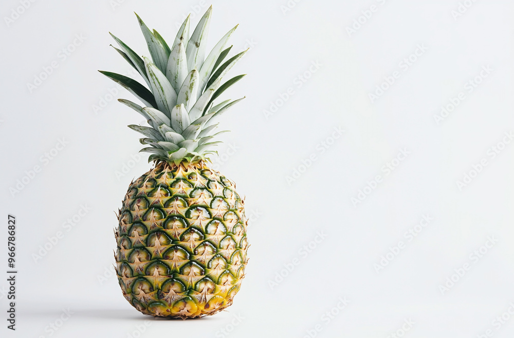 a pineapple on a white background a pineapple on a white background