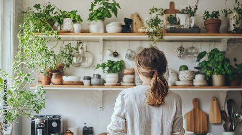 Indoor Garden: A Serene Oasis of Green and Natural Beauty