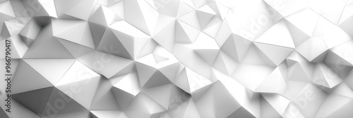 Abstract White Geometric Background