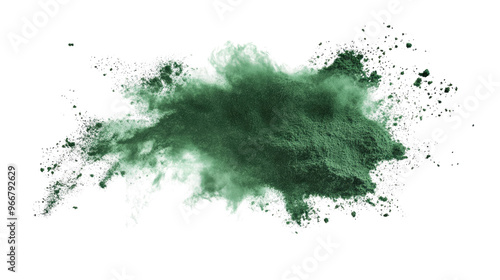 pile powder on a transparent background