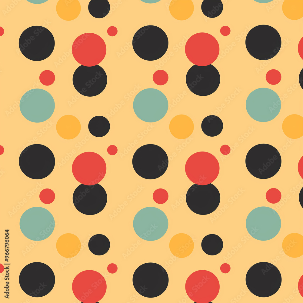 Cute Colourful Polka dot Seamless Pattern Digital Download Cute Colourful Polka dot Seamless Pattern Digital Download