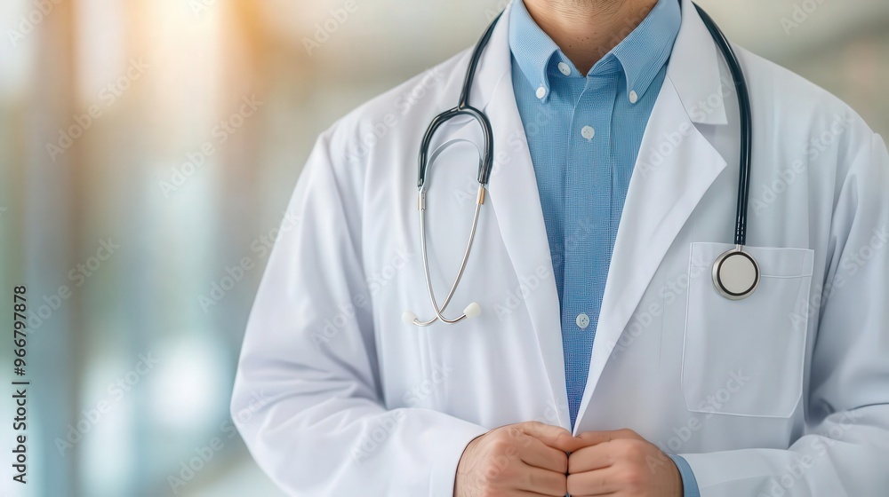 General practitioner conducting a routine checkup, primary care, preventive medicine General practitioner conducting a routine checkup, primary care, preventive medicine
