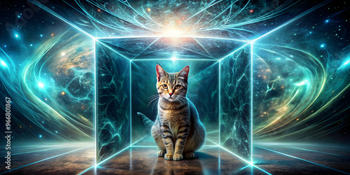 Cosmic Cat in Quantum Cube  photo