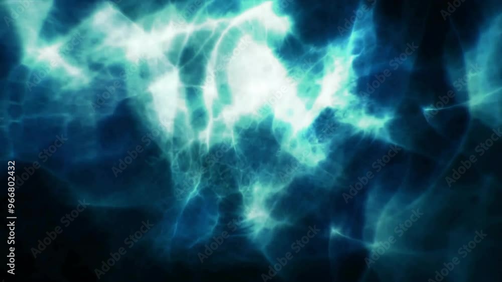 Abstract blue and white light patterns, energy flow animation Abstract blue and white light patterns, energy flow animation