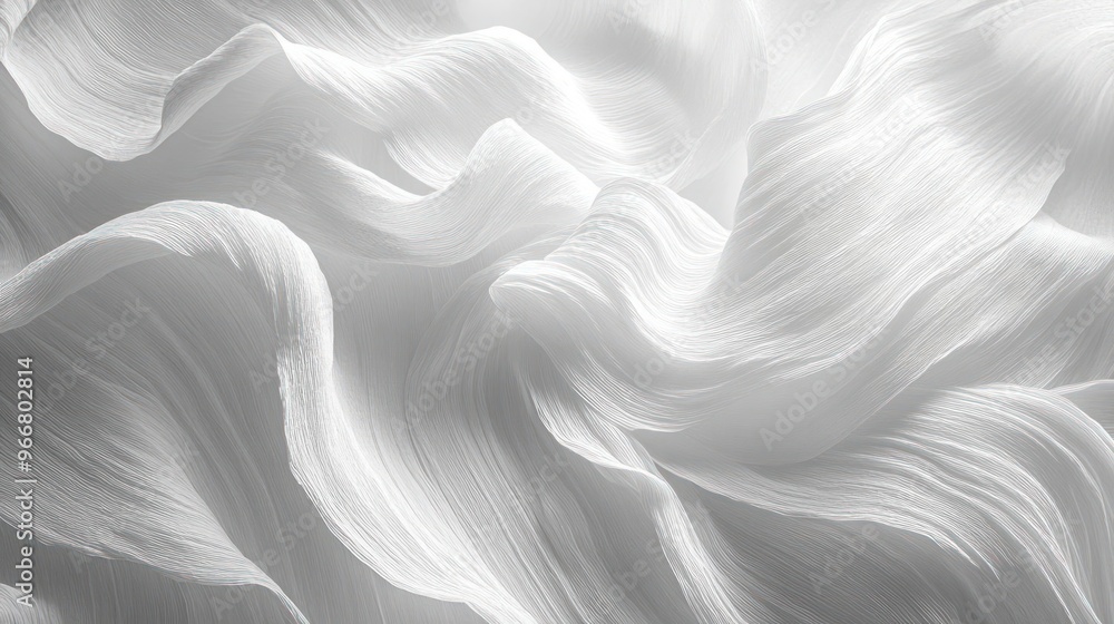 Obraz premium An abstract artwork resembling a watercolor painting with flowing lines and patterns,