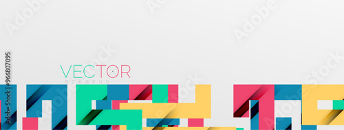 Color bend lines with shadow texture effect. Vector Illustration For Wallpaper, Banner, Background, Card, Book Illustration, landing page