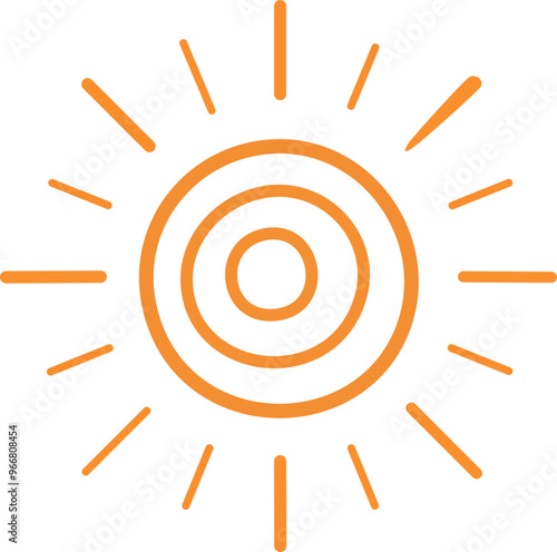 abstract sun vector illustration 