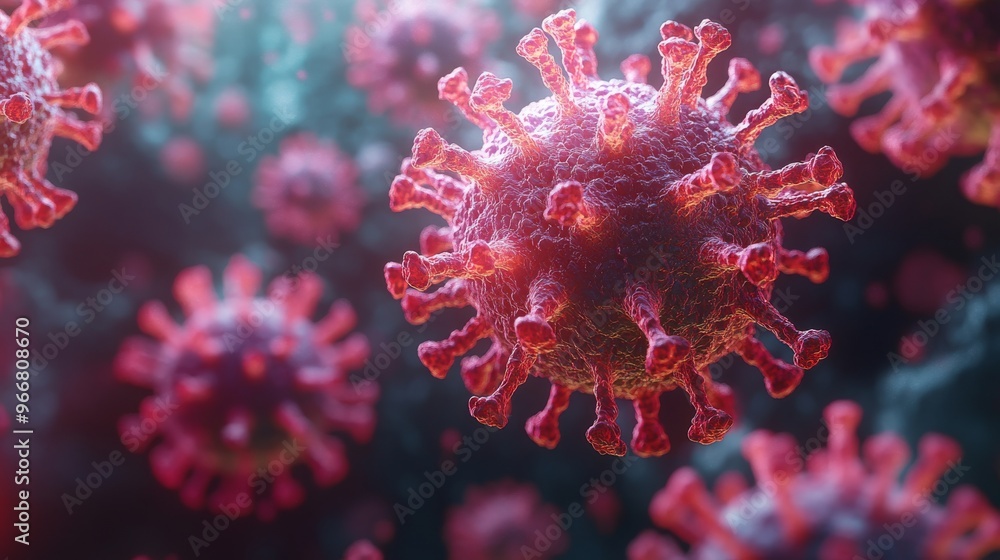 3d rendering of corona virus close-up, viral structure. Healthcare and medical concept 3d rendering of corona virus close-up, viral structure. Healthcare and medical concept