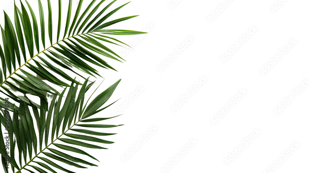 palm leaf on a transparent background palm leaf on a transparent background