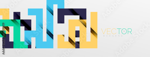 Color bend lines with shadow texture effect. Vector Illustration For Wallpaper, Banner, Background, Card, Book Illustration, landing page