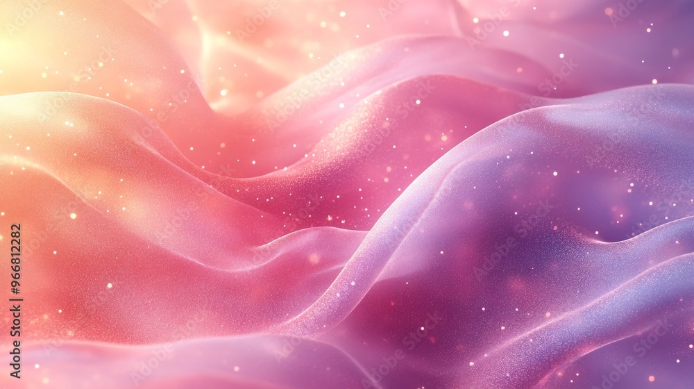 Abstract Pink and Purple Background with Glittering Particles Abstract Pink and Purple Background with Glittering Particles