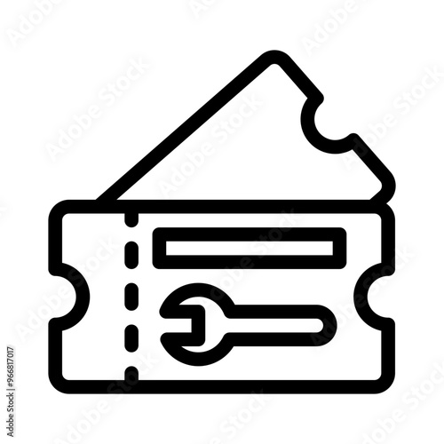 ticket line icon
